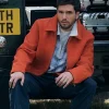 Kit Harington Winter 2026 Orange zip Jacket By Kith