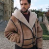 Kit Harington Winter 2026 Shearling Jacket By Kith