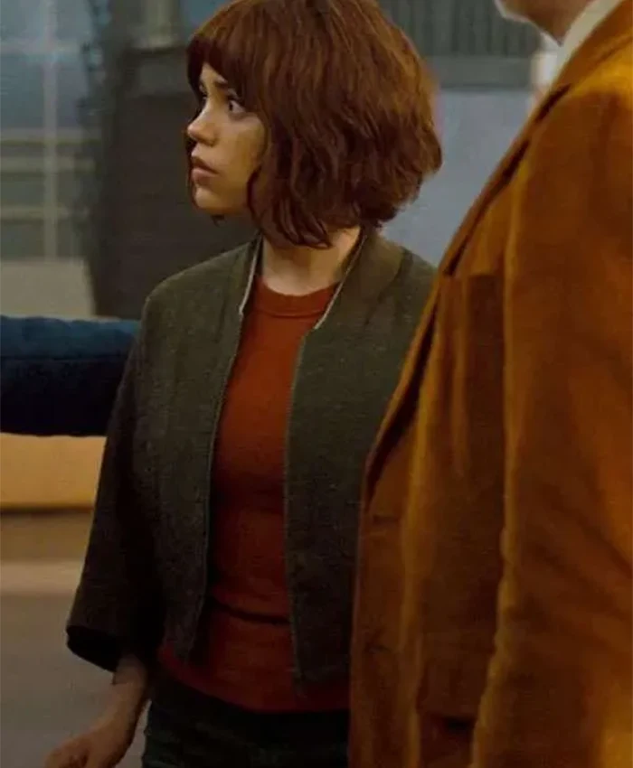 Klara and the Sun Jenna Ortega Green Jacket