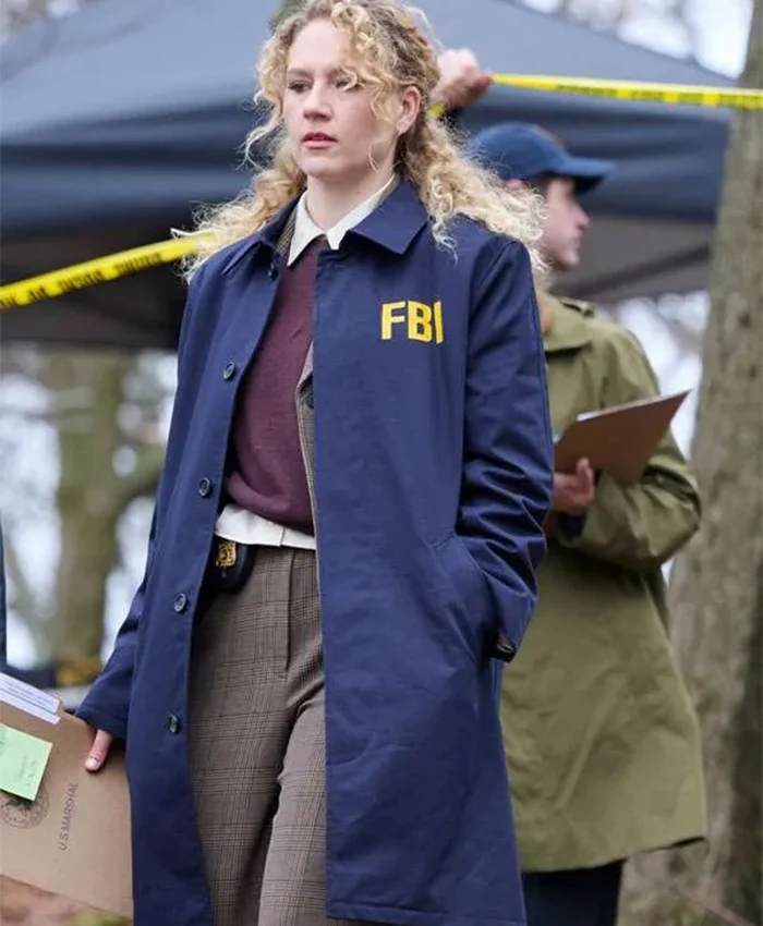 Line of Fire S01 Kat Cunning Blue FBI Coat
