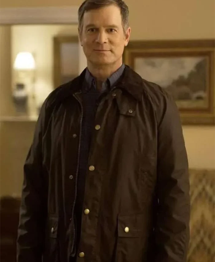 Line of Fire S01 Peter Krause Green Cotton Jacket