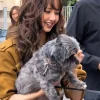 Lisa Greets Fans Outside NRJ Radio studio Mustard Cropped Jacket