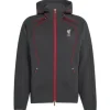 Florian Wirtz Liverpool FC 2026 white hooded jacket with zipper closure