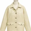 London Frieze Art Fair 2026 Monica Barbaro White Suede Jacket
