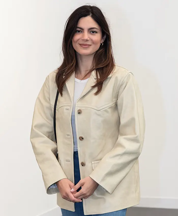 London Frieze Art Fair Monica Barbaro Jacket