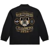 MLB-Milwaukee-Brewers-Mitchell-Ness-World-Series-Champions-2026-Black-Satin-Coaches-Jacket-back-view