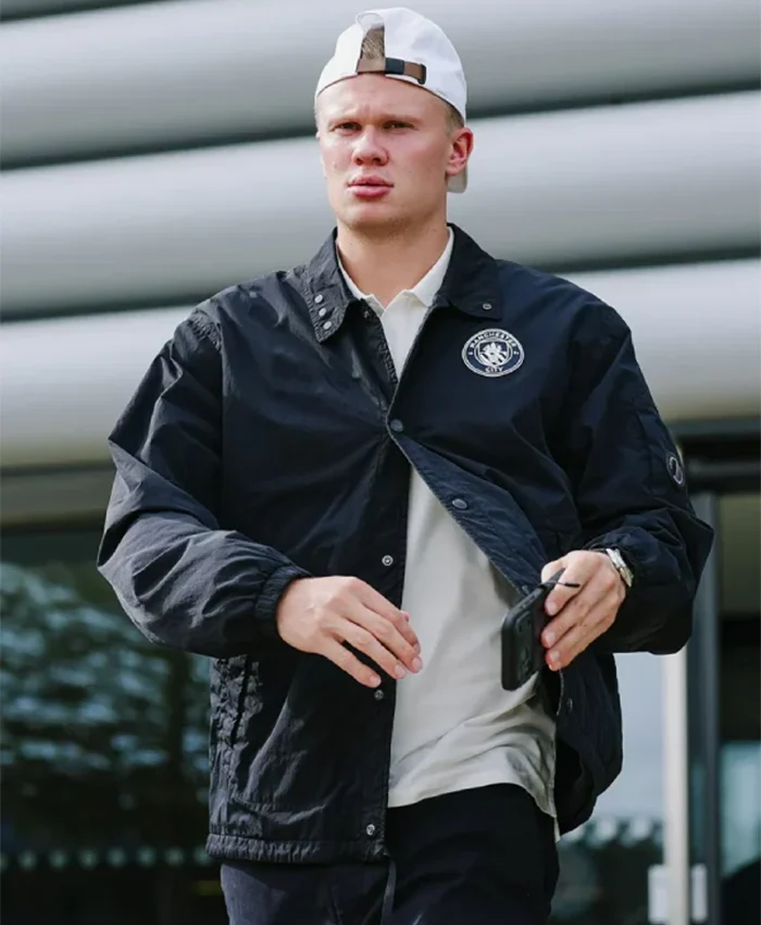Manchester City Erling Haaland Black Jacket