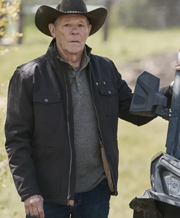 Marshals S02 Chris Mulkey Black Jacket