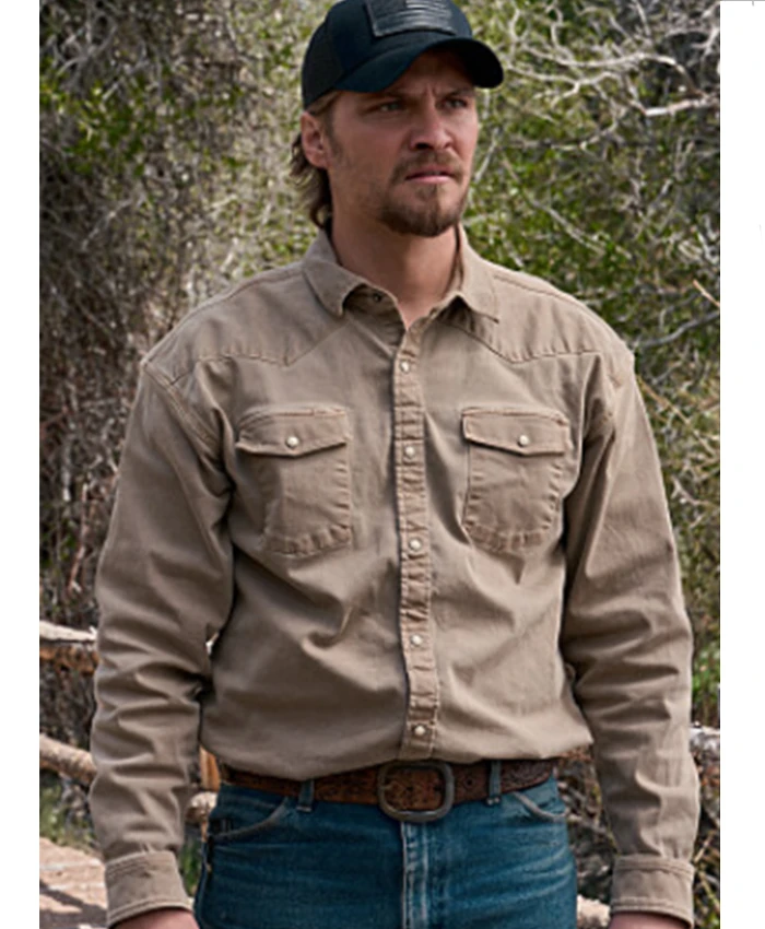 Marshals S02 Kayce Dutton Brown Cotton Jacket