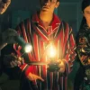 Martiño Rivas TV Series The Final Problem 2026 Foxá Smoking Striped Robe