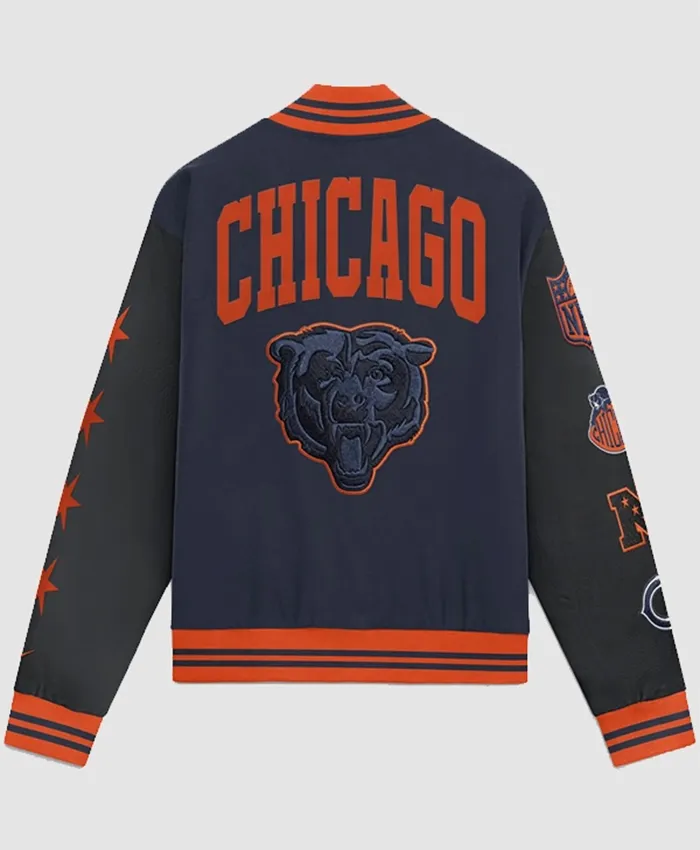 Men’s Chicago Bears Rivalries Collection 2026 Nike Navy Varsity Jacket