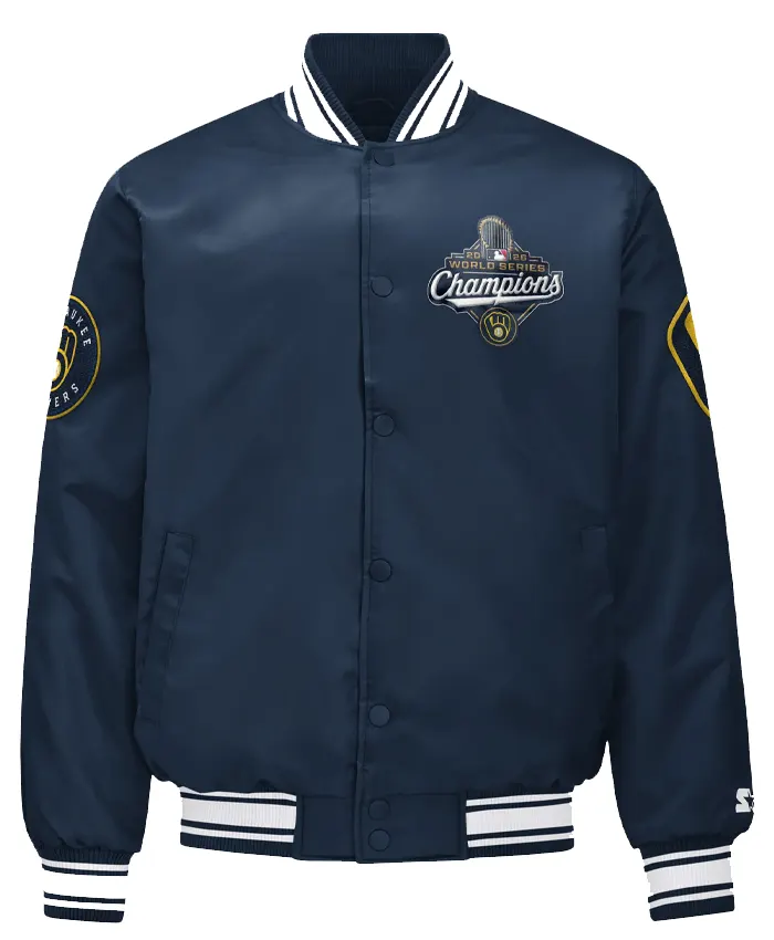 Milwaukee Brewers Embroidered WS 2026 Champions Jacket