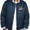 Milwaukee Brewers Embroidered WS 2026 Champions Satin Bomber Varsity Jacket