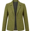 Monica Dolan Movie Onwards and Sideways 2026 Olive Green Wool Jacket