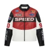 Monique Billings Copper Rivet Team Speed Freak 90 Red Moto Racing Jacket