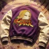 Movie Street Fighter 2026 World Warrior Orville Peck Purple and White Varsity Jacket