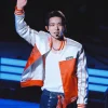 National Basketball Association China Game Fan Day 2026 Evan White and Orange Bomber Jacket