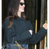 New York City 2026 Anne Hathaway Teal Green Wool Jacket Side View