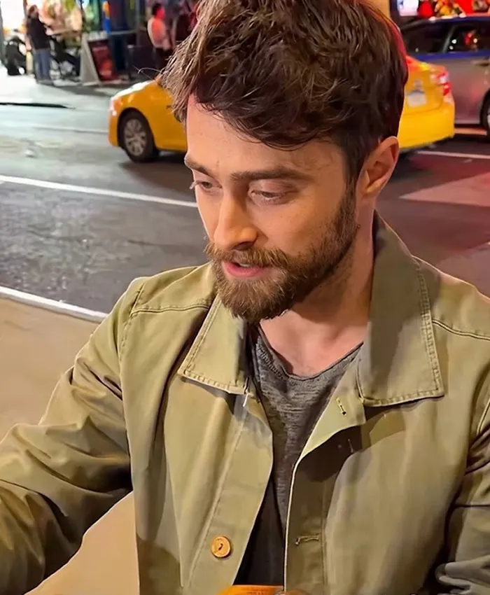 New York City Daniel Radcliffe Green Jacket