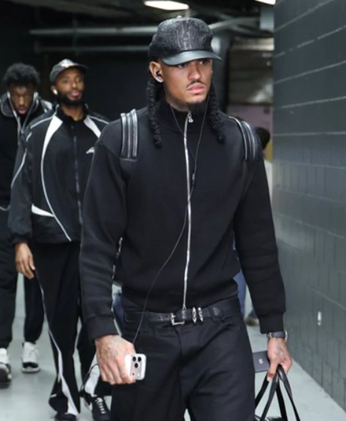 New York Knicks X Jordan Clarkson Black Jacket