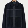 Nicholas Duvernay Movie The Love Hypothesis 2026 Jeremy Langley Black Suede Jacket