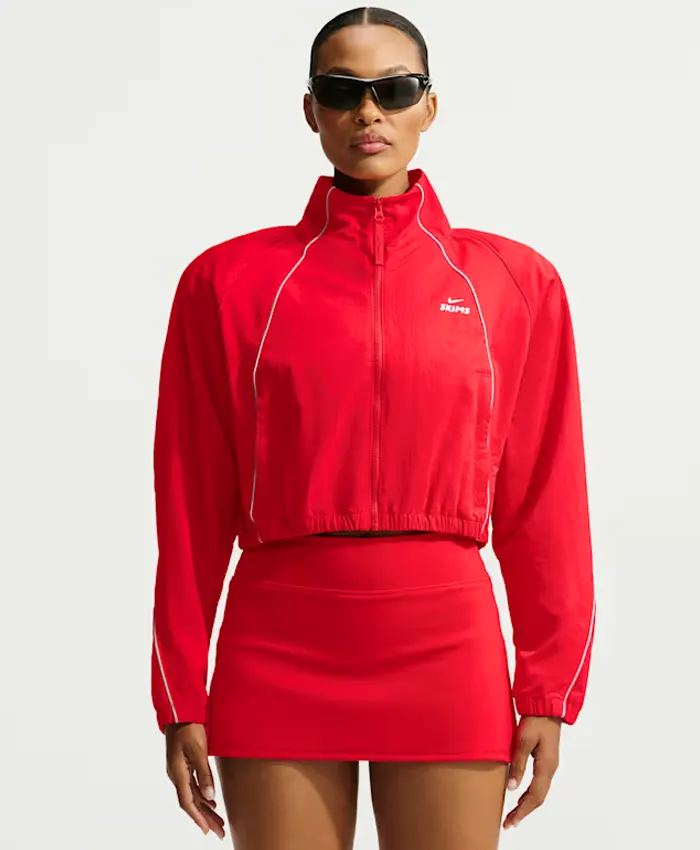 Nike X SKIMS Crunchy Nylon Cropped Jacket