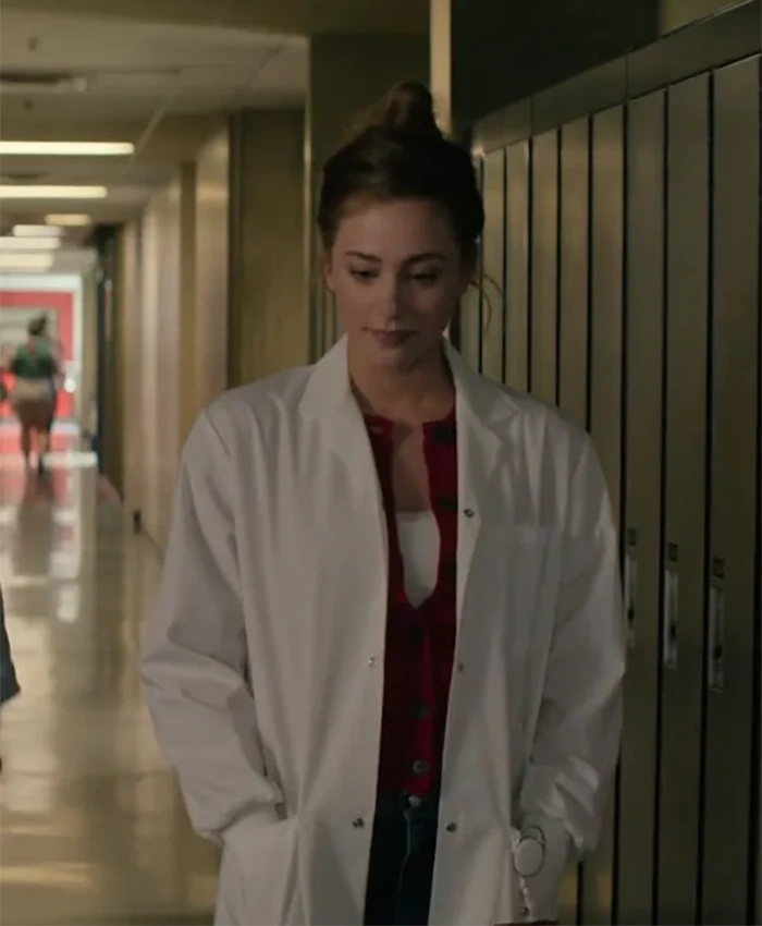 Olive Smith Movie The Love Hypothesis 2026 Lili Reinhart Cotton Lab Coat
