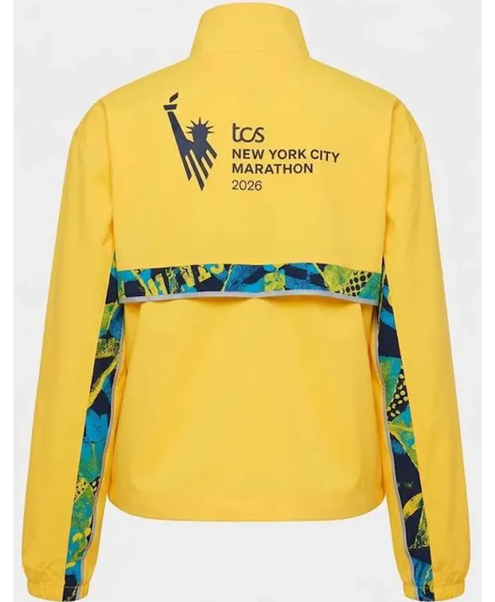 Order New York City 2026 Marathon Finisher Yellow Track Jacket at Discounted Price