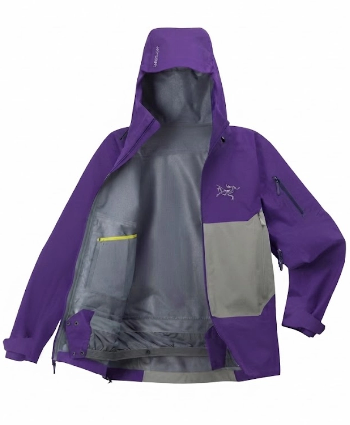 Order Now Arc’teryx Sabre Purple Hooded Jacket Front Side