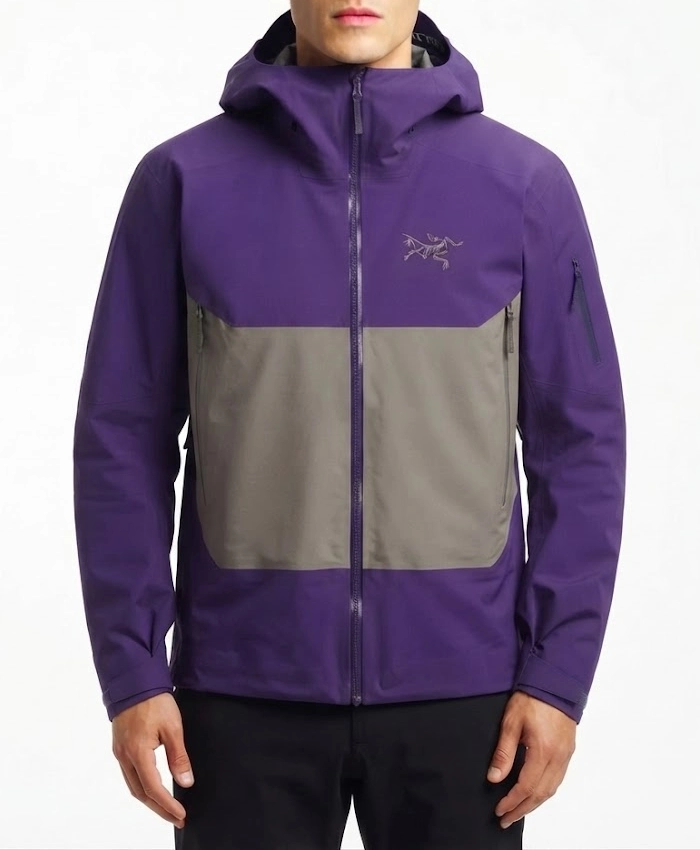 Order Now Arc’teryx Sabre Purple Hooded Polyester Jacket