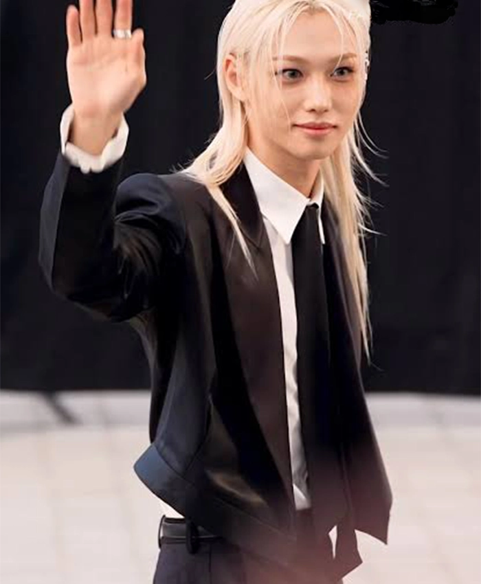 Order Now Felix Cosmo Fashion Week 2026 Black Blazer On Sale Front View
