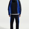 Order Now Nike Tech Fleece Color Block Tracksuit For Men and Women Blue Back
