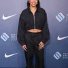 Order Now Summit Los Angeles 2026 Azzi Fudd Black Cropped Jacket On Sale