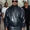 Order Now VIVET Brand x Kanye West Black Leather Jacket On Sale