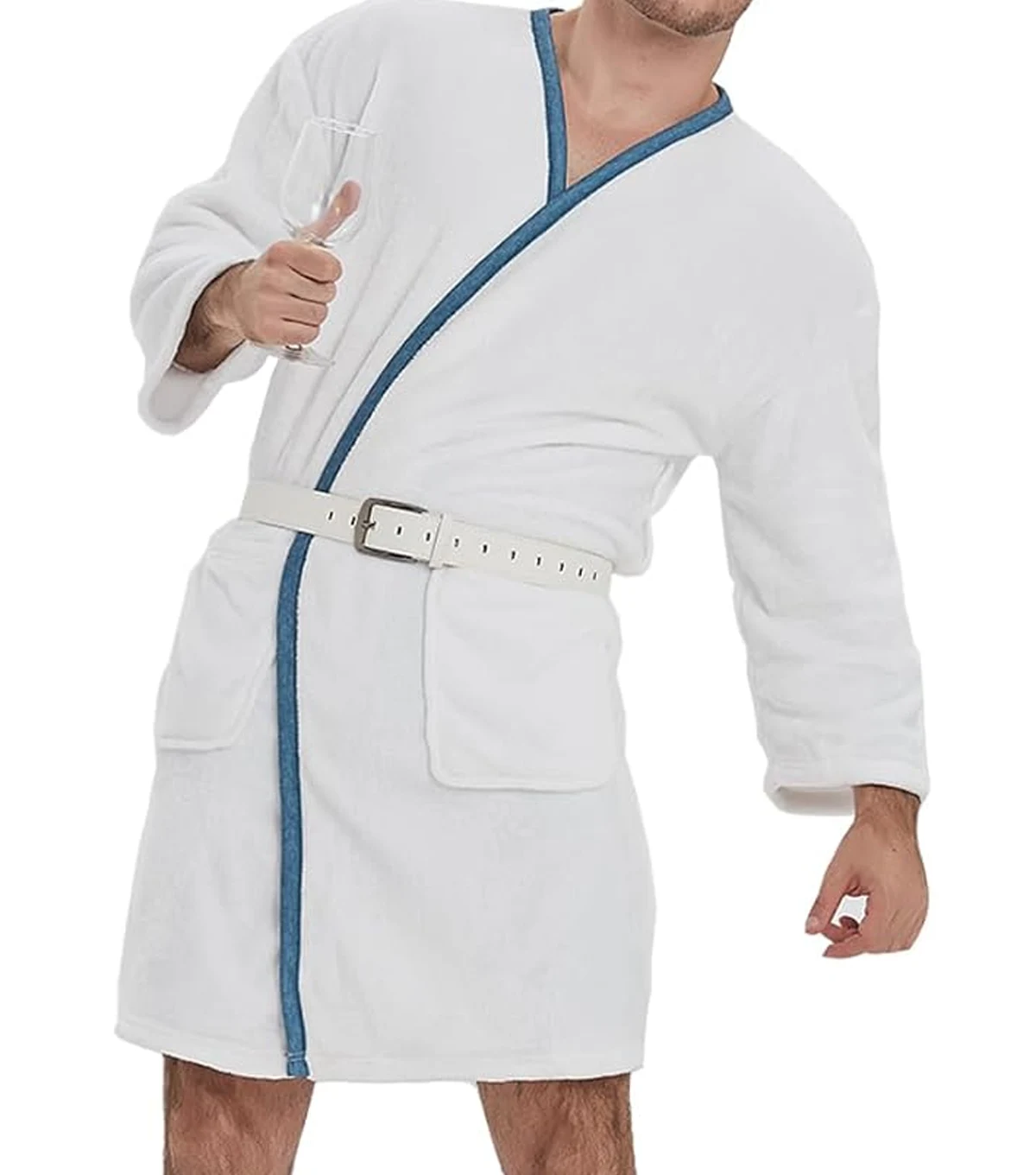 Order now Christmas Vacation Cousin Eddie White Bathrobe on Sale