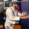 Orville Peck Movie Street Fighter Premiere 2026 White Snack and Roses Patches Suit