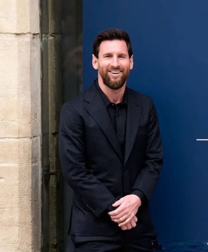 Oviedo Spain Lionel Messi Black Suit