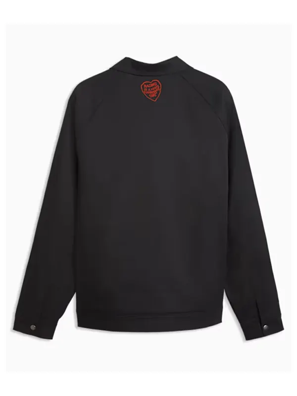 PUMA x McLaren James Hunt 1976 World Championship T7 Titan Black Cotton Racing Jacket Back