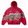 Palace Palvoline Racing Red Hooded Jacket