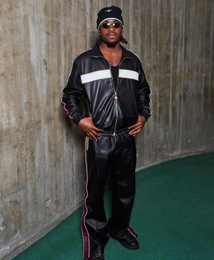Paris Fashion Week Asake Casablanca Stripe Tracksuit