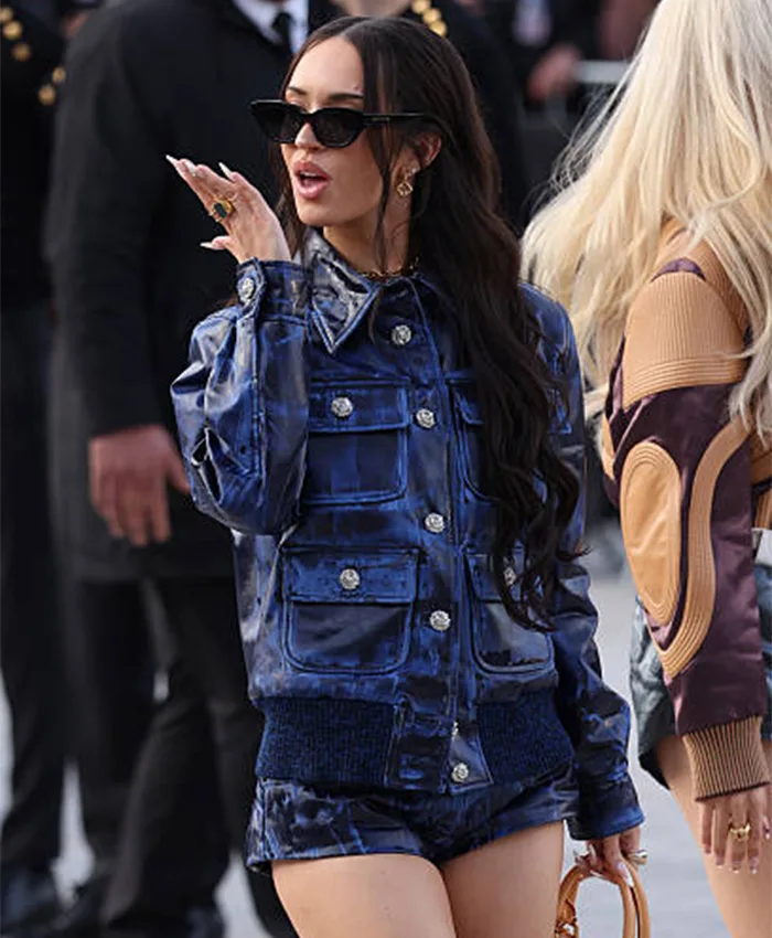 Paris Fashion Week Daniela Avanzini Blue Jacket