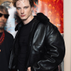 Paris Fashion Week Graham Campbell Shearling Collar Black Leather Jacket