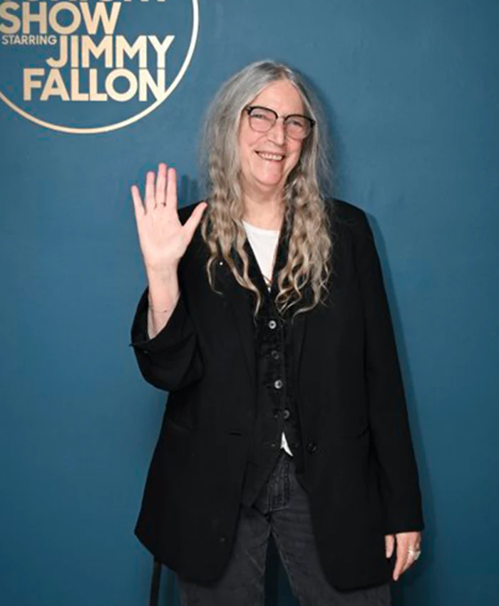 Patti Smith The Tonight Show Starring Jimmy Fallon 2026 Black Blazer