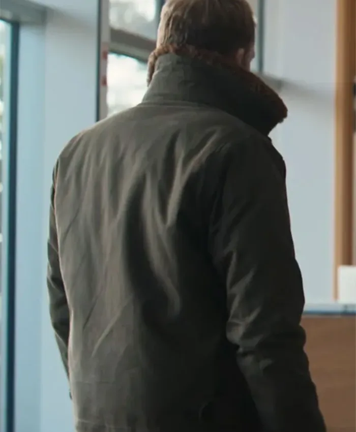 Paul Bettany TV Series VisionQuest 2026 Vision Cotton Shearling Jacket Back