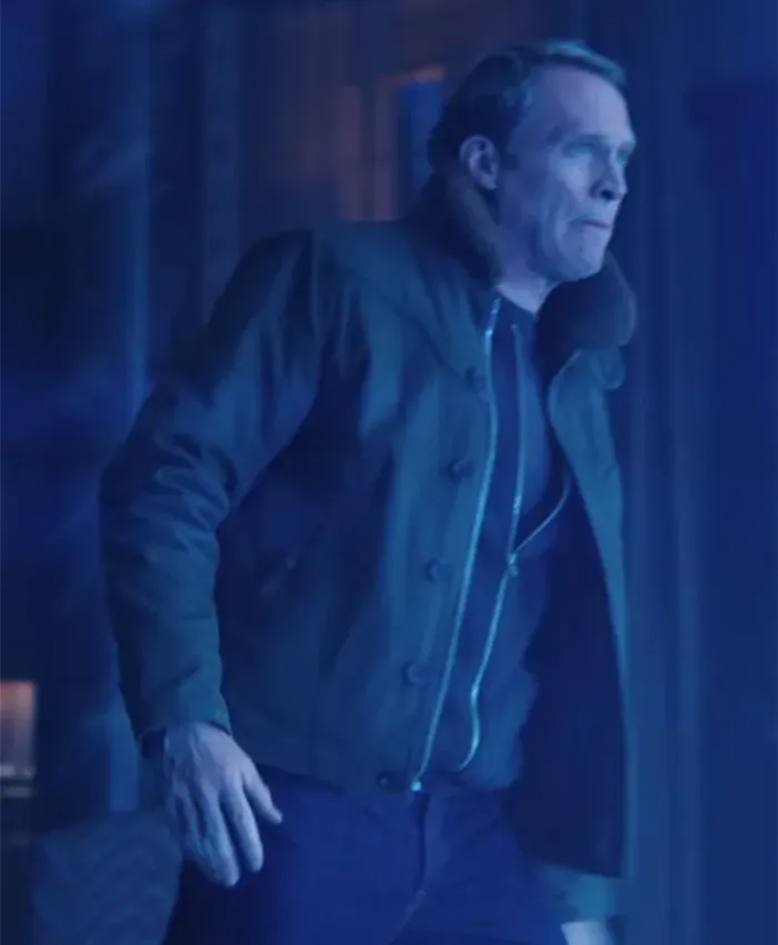 Paul Bettany TV Series VisionQuest 2026 Vision Cotton Shearling Jacket