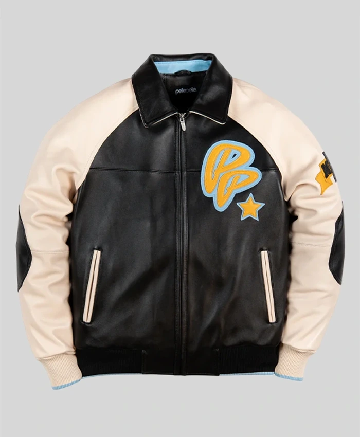 Pelle Pelle Classic Soda Club Plush Leather Jacket Beige