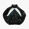 Philadelphia Eagles Kru Leather Track Jacket