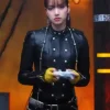 PlayStation-X-LISA-Black-Leather-fitted-Jacket