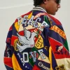 Polo Ralph Lauren SS27 Satin Peace And Love Multicolor Bomber Jacket Back View