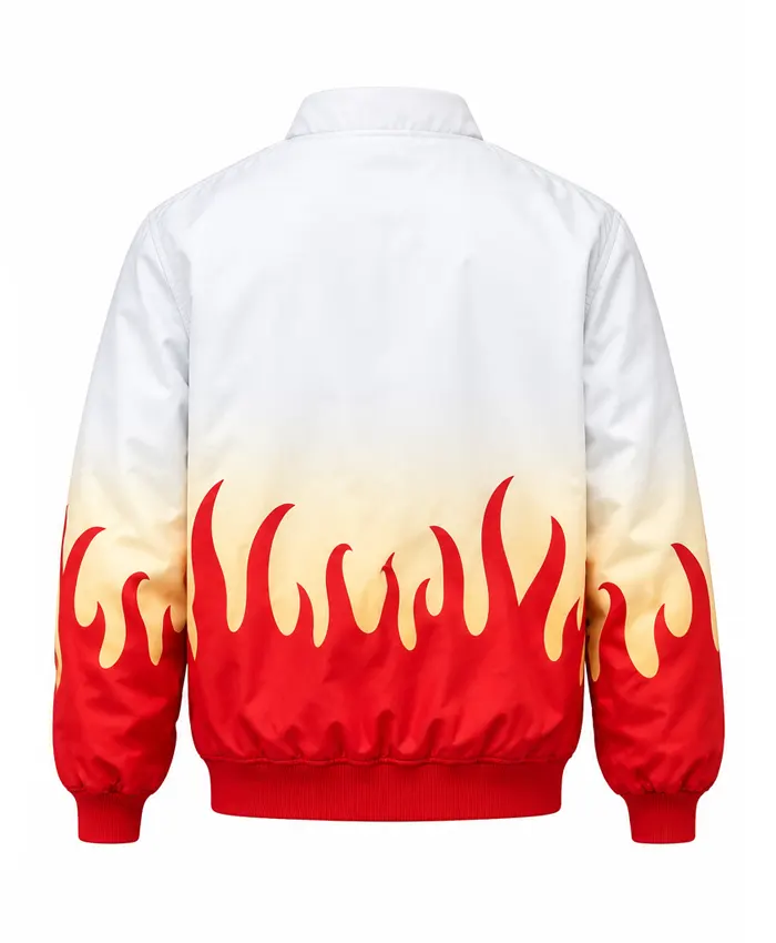 Rengoku Demon Slayer Jacket Back
